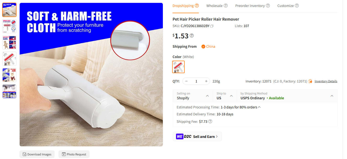 Pet Hair Remover Roller